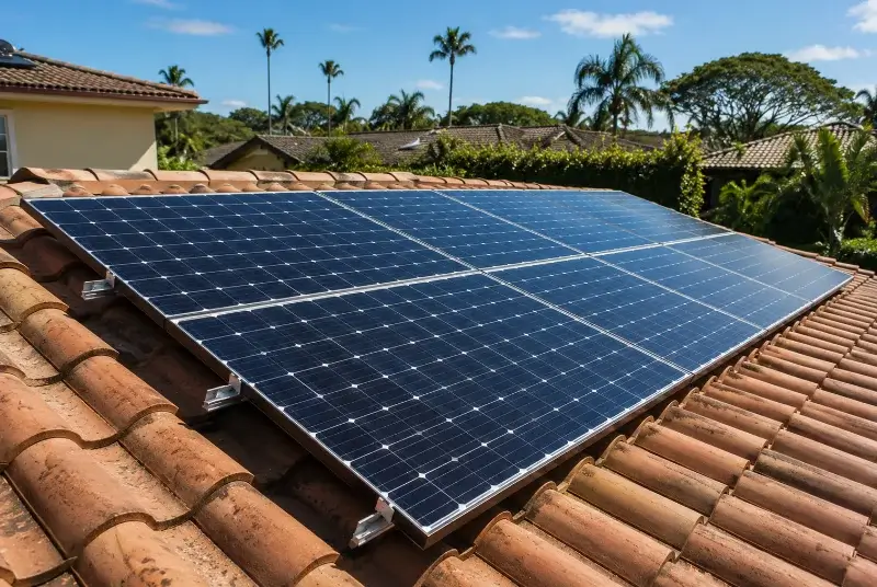Installation de panneaux solaires à Quilly
